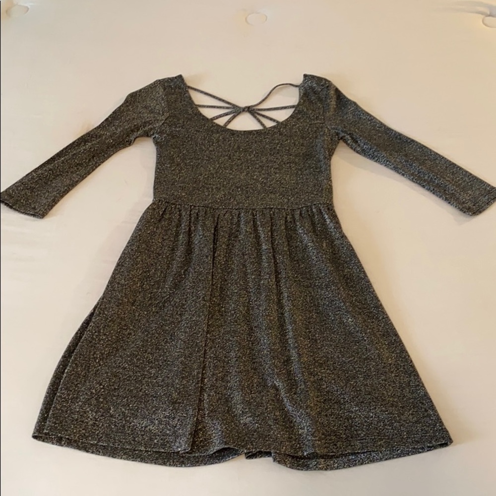Black & Silver Cocktail Dress